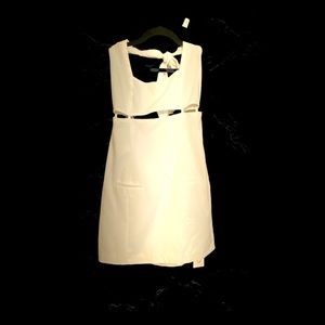 White retro mini dress!